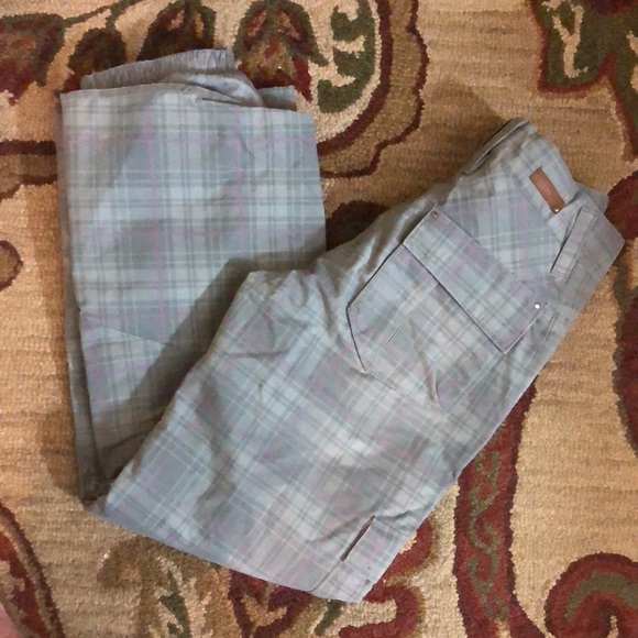 Empyre Pants - EMPYRE 10,000mm Size Small Snow Ski Snowpants Plaid Gray Purple $159 NEW